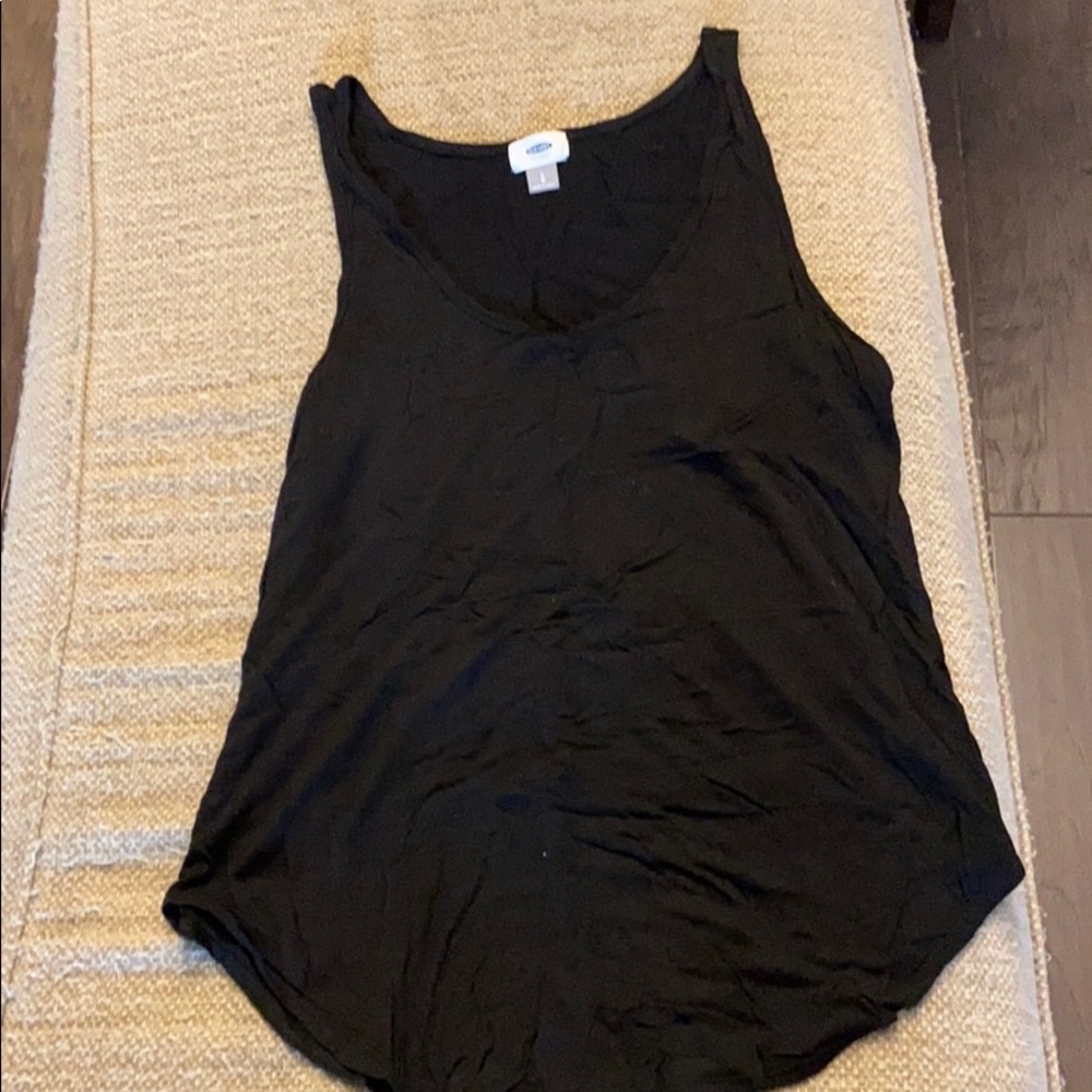 Black tank top